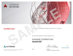 Autodesk-AutoCAD Certificate
