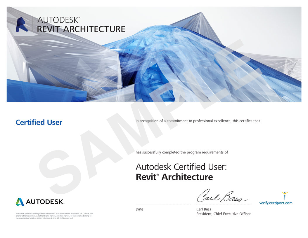 Autodesk-REVIT Certificate